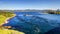 View to Saltstraumen whirlpools, Norway