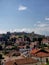 View to Samuels fortress in Ohrid in Macedonia 9.8.2015