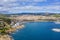 View to San Feliu de Guixols at Costa Brava,Spain