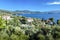 view to the sea in Horto village. Greece