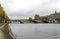 A view to Seine river and Pont du Carrousel bridge during autumn season, Paris