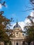 View to the Sorbonne university in Paris, France