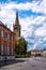 View to the St. Nicolai Kirche Oranienburg, Germany