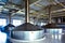 View to steel fermentation vats