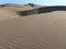 View to stunning sand desert