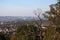 View to Stuttgart skyline from Grabkapelle hill