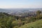 View to Stuttgart skyline from Grabkapelle hill