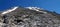 View to the top of a 3000 m mountain in the dolomites