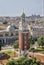 View to torre monumental and retiro mitre railway station in Buenos Aires