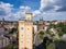 View to tower Kunstturm in Altenburg Thuringia