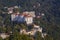 View to town Carlsbad from Diana Tower. Karlovy Vary.