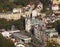 View to town Carlsbad from Diana Tower. Karlovy Vary. West Bohemia. Czech Republic