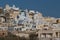 View to the traditional Cyclades village Pyrgos