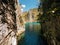 View to tropical Twin lagoon, Coron island. Palawan, Philippines