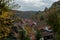View to the village Stolberg at the Harz