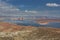 View to Wahweap Marina at Lake Powell close to Page, USA