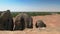 View to Western Deffufa temple in Kerma, Nubia, Sudan