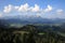 View to Wilder Kaiser and Kaiser Mountains in Tyrol. Austria