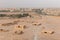 View to the Zoroastrian temples ruins in Yazd