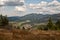 View to Zuberec village with Osobita peak in Western Tatras mountains