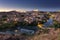 View of Toledo from the famous viewpoint of Valle Spain