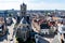 View from top of the Belfied in the ancient city of Gent, Belgium