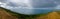 View from the top in Brandon point, Dingle peninsula, Ireland.