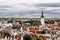 The view from the top of the Cathedral of St. Olaf in old Talli