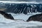 View from the top glacier at Kebnekaise Sweden