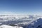 View From Top Of Gold Corner 2.142m, Spittal, Carinthia, Austria Down Into The Valley In Winter
