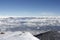 View From Top Of Gold Corner 2.142m, Spittal, Carinthia, Austria Down Into The Valley In Winter