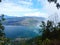 View on top of hiking mont abang in Bali after the rain