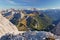 View from the top of Lagazuoi, Dolomites, Italy