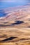 View from the top in lanzarote and house field coastline