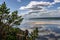 View from the top of Lena Pillars National Park