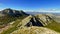 View from the top of the Lovcen mountain where the tomb of the Mausoleum of Peter II Petrovic Njegos is located