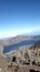 the view from the top of Mount Rinjani