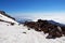 The view from top of Mount Sabalan Volcano , Iran