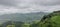 The view from top of a plateau during rainy season making all area clean fresh clear and greeny feels like in the heaven