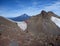 View from the top of sierra nevado ridge in chile