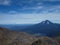 View from the top of sierra nevado ridge in chile