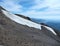 View from the top of sierra nevado ridge in chile