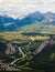 View from the top of Sulphur Mountain, Banff