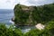 View from top to Atuh Beach, Nusa Penida Bali, Indonesia