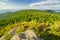 View from the top of Vtacnik mountain during summer sunset