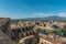 View of Tortosa Cathedral and city buildings, Catalonia, Tarragona, Spain