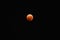 A view of the total lunar eclipse of the moon on November 8,2022,In Japan.