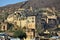 View toward Bundi fort/palace in the small city of Bundi in Rajastan, India