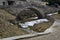 View toward old stone bridge in ancient town Koprivshtitsa