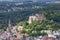 View towards the castle of Marburg